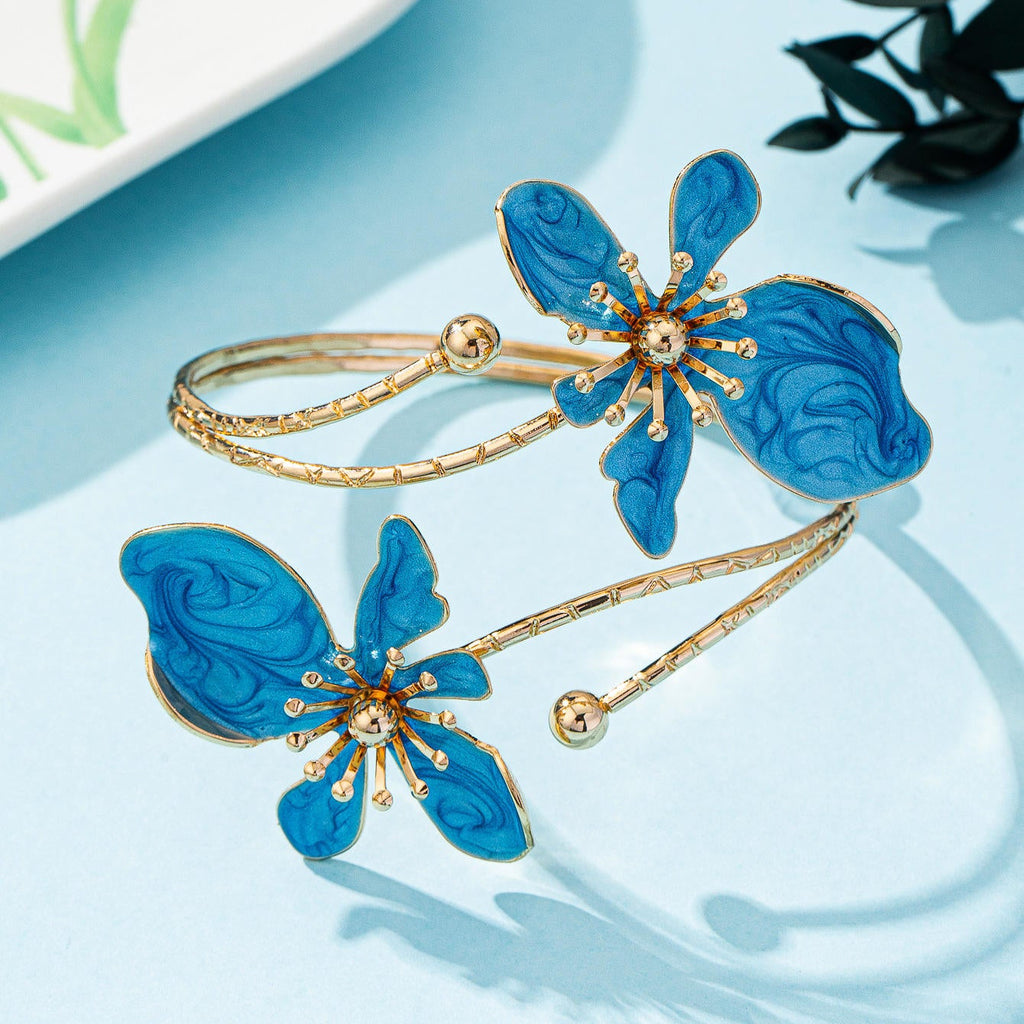 Brazalete Cattleya Azul