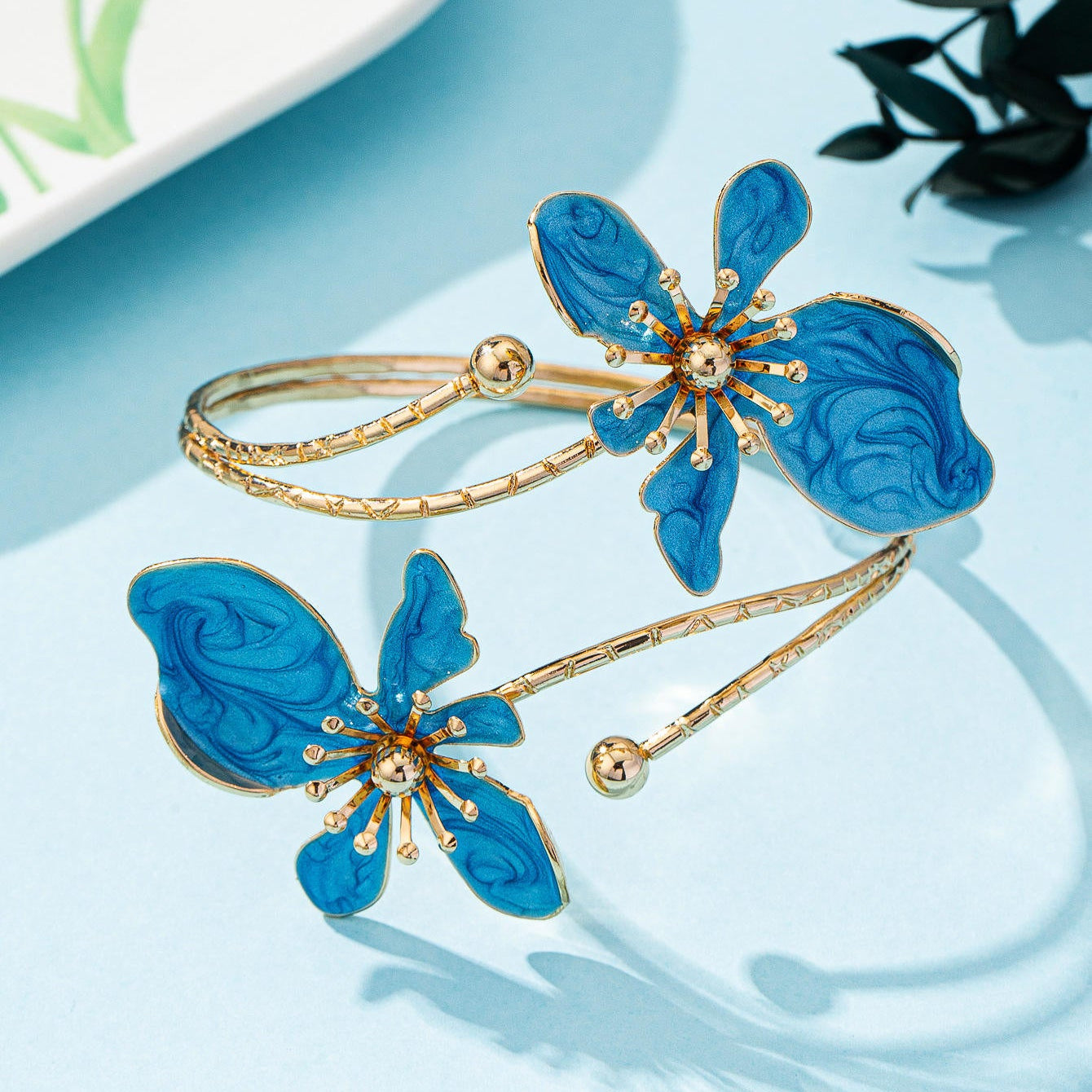 Brazalete Cattleya Azul