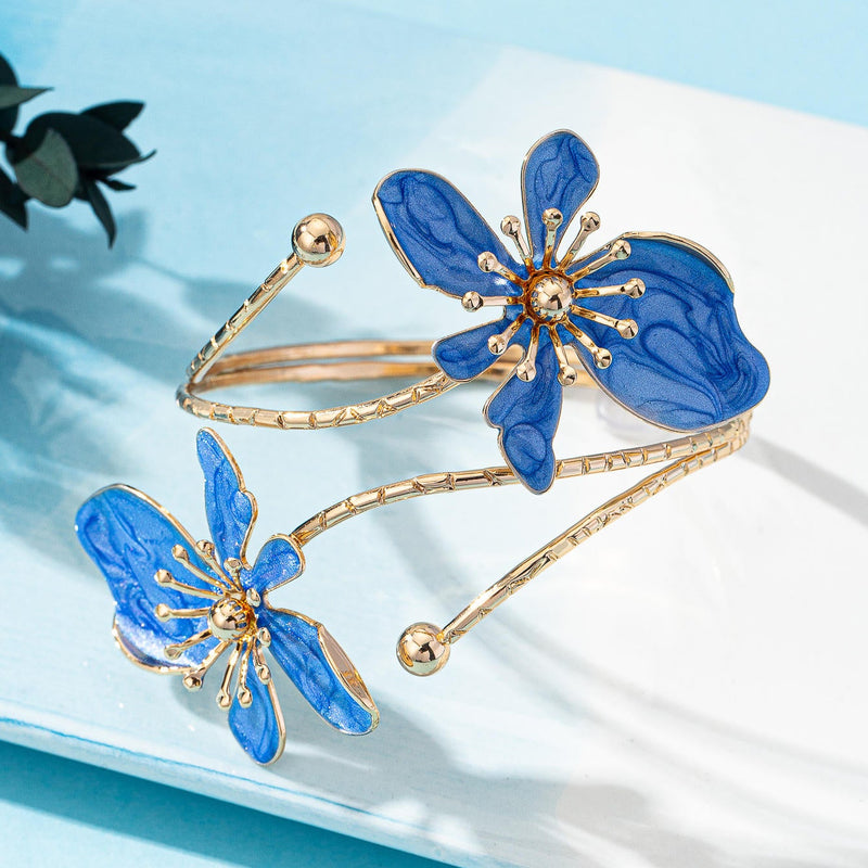 Brazalete Cattleya Azul